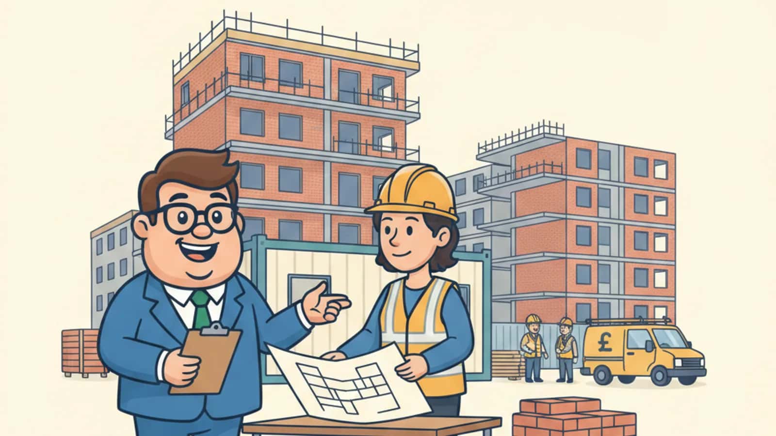 Fred explaining Types of Development Finance for Student Accommodation and Co-Living Schemes to a UK business owner