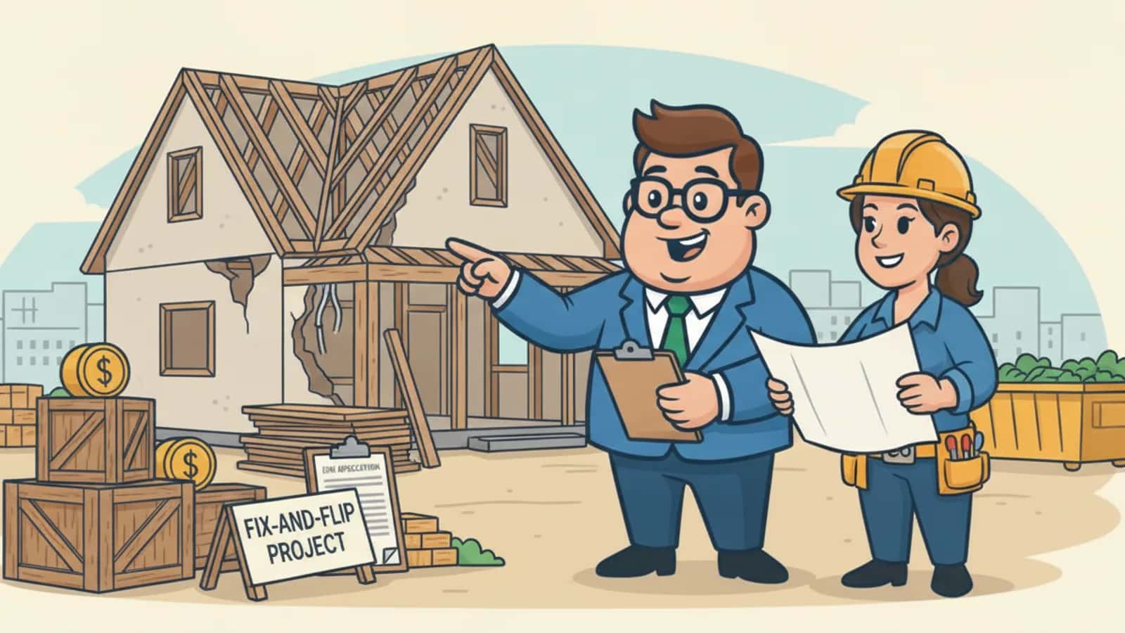 Fred explaining Typical Interest Rates for Fix-and-Flip Loans Right Now to a US business owner