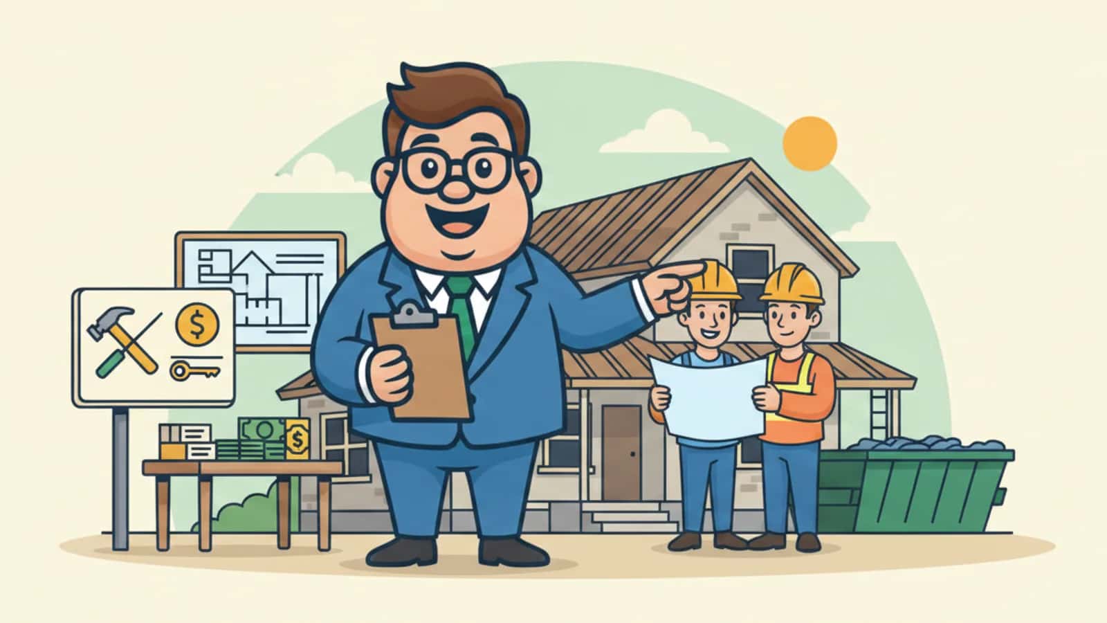 Fred helping a US business owner compare Business Loans for Real Estate Investors: Fix-and-Flip, Rental, and Portfolio...
