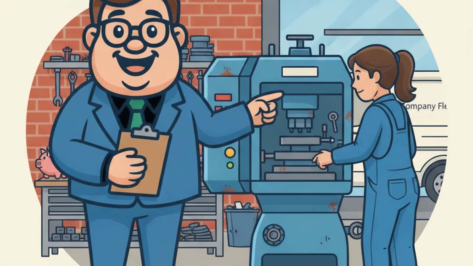 Fred helping a UK business owner compare Used Equipment Finance UK: Can You Finance Second-Hand Machinery