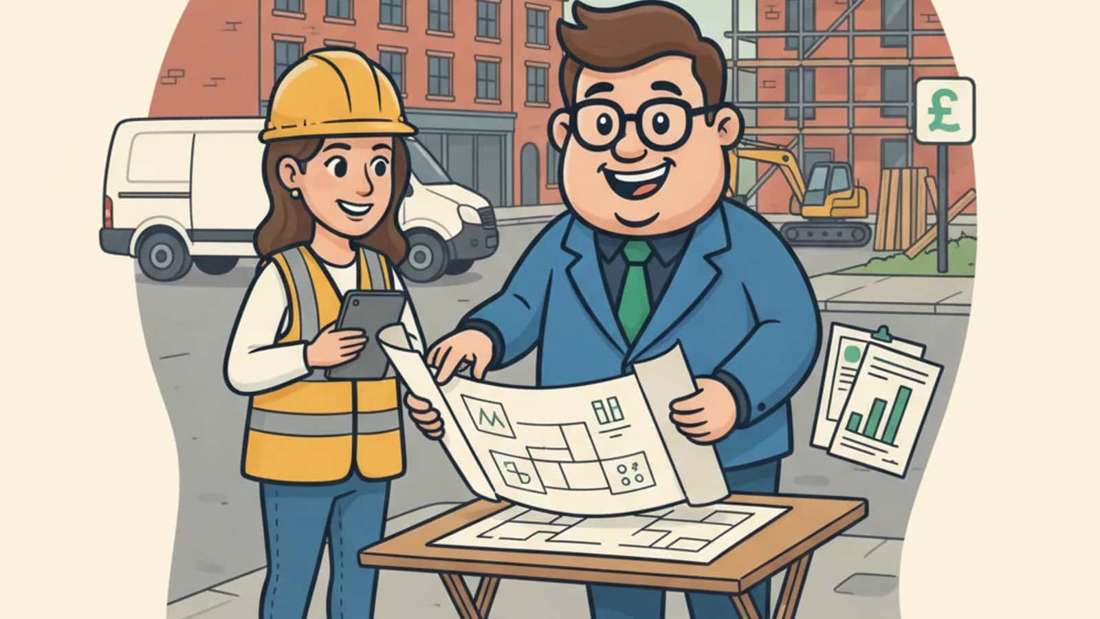 Fred explaining What Documents Do Lenders Require From First-Time Property Developers to a UK business owner