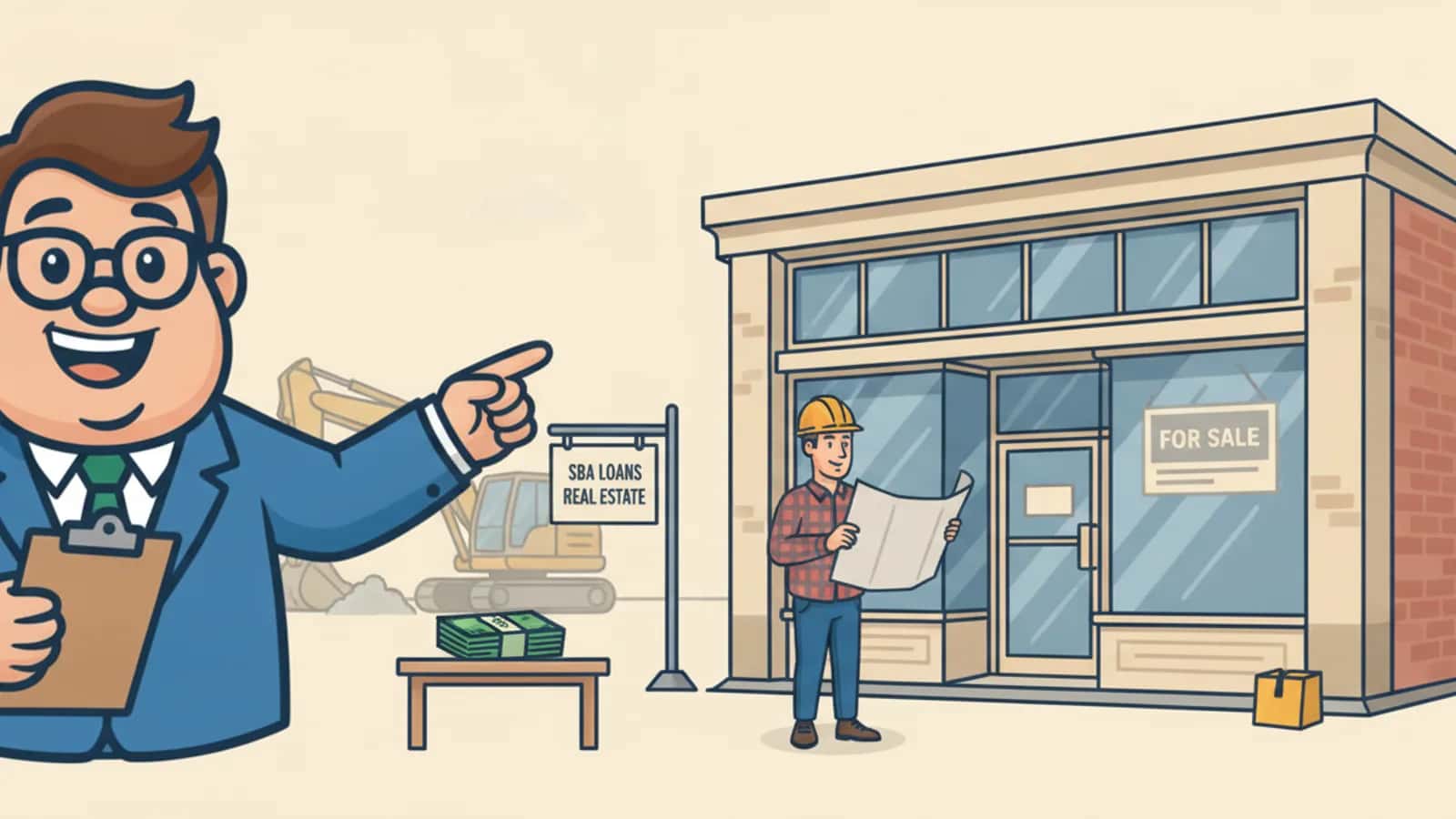 Fred helping a US business owner compare SBA 504 vs 7(a) Loans: Which Works Better for Real Estate