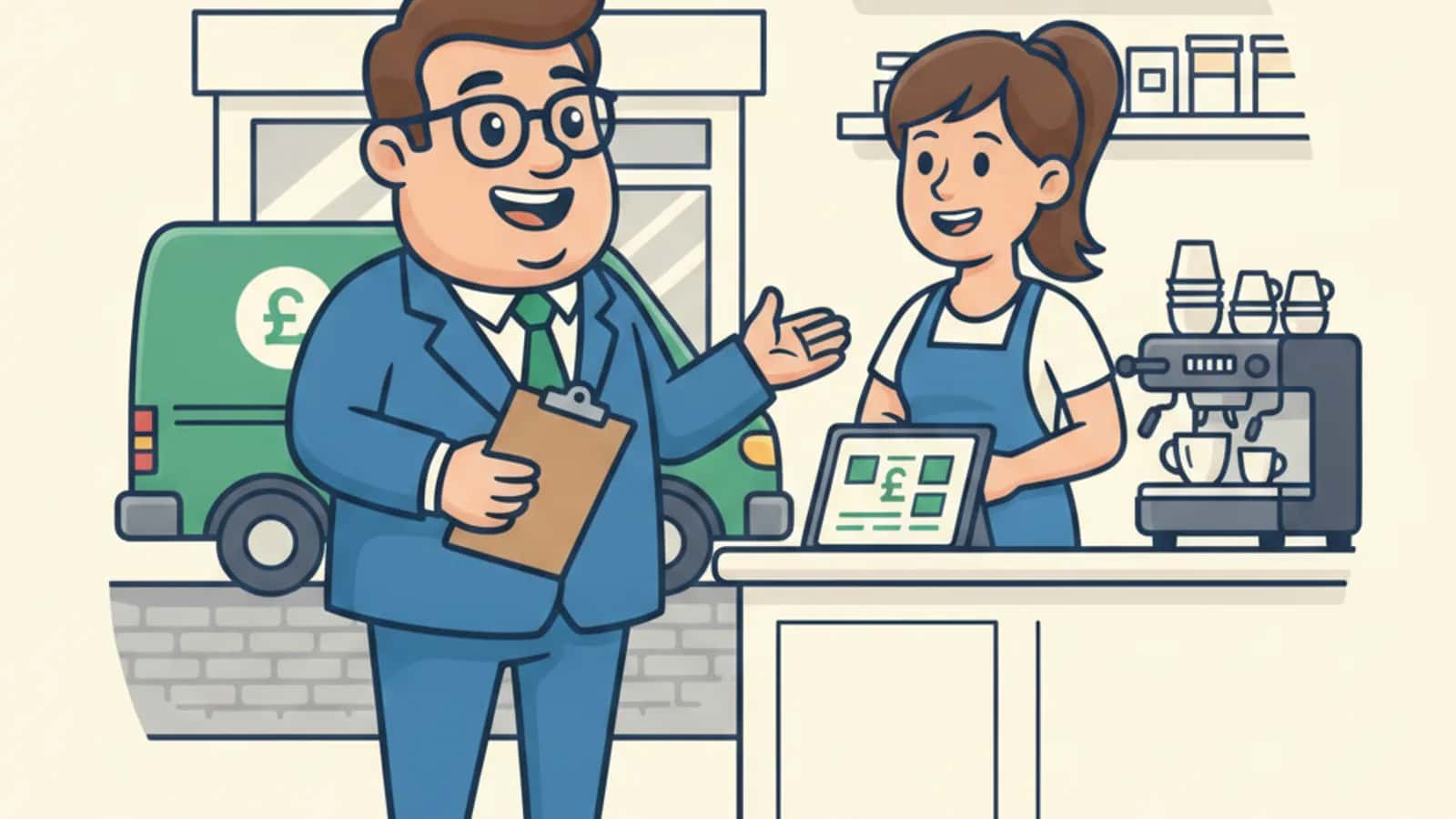 Fred explaining Invoice Factoring and How Does It Work in the UK to a UK business owner