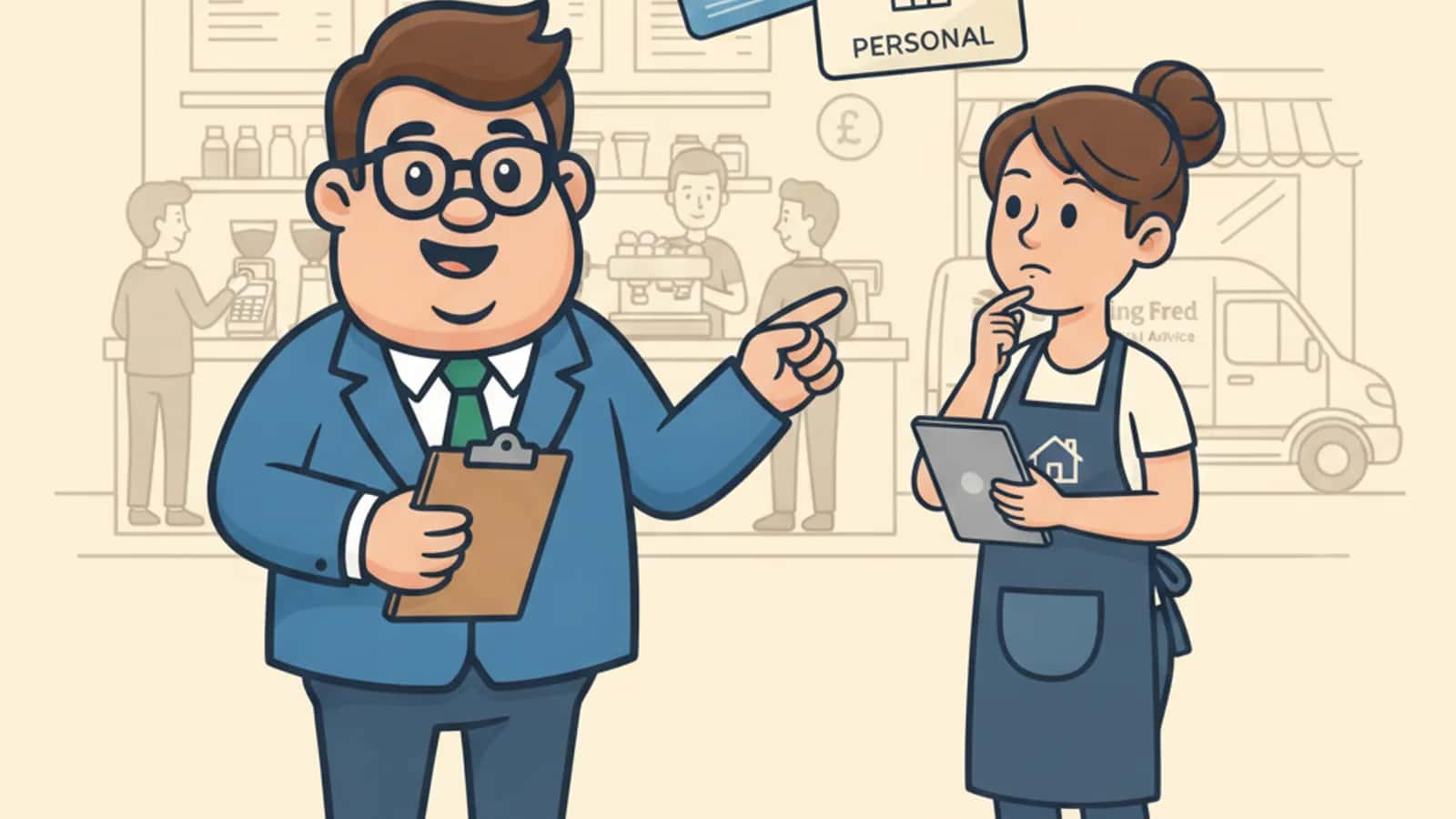 Fred explaining What's the Difference Between a Business Credit Card and a Personal Credit Card for UK Limited Companies to...