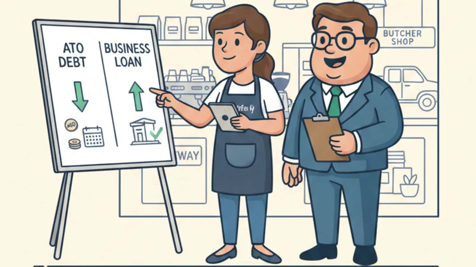 Fred explaining ATO Debt Payment Plan to a Australian business owner