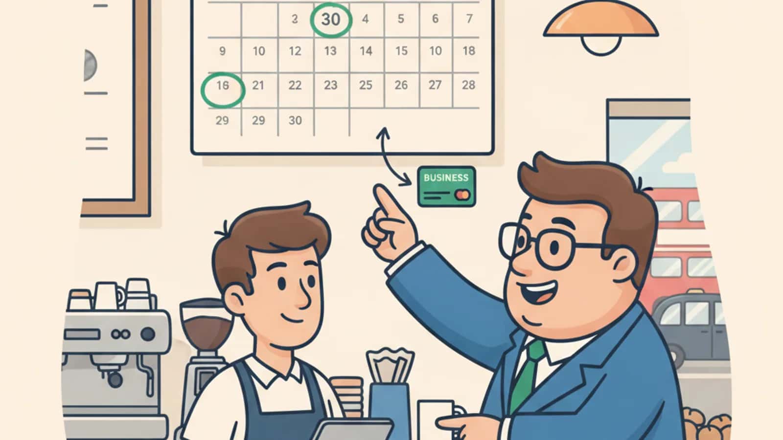 Fred explaining How Long Do Interest-Free Periods Last on Business Credit Cards to a UK business owner