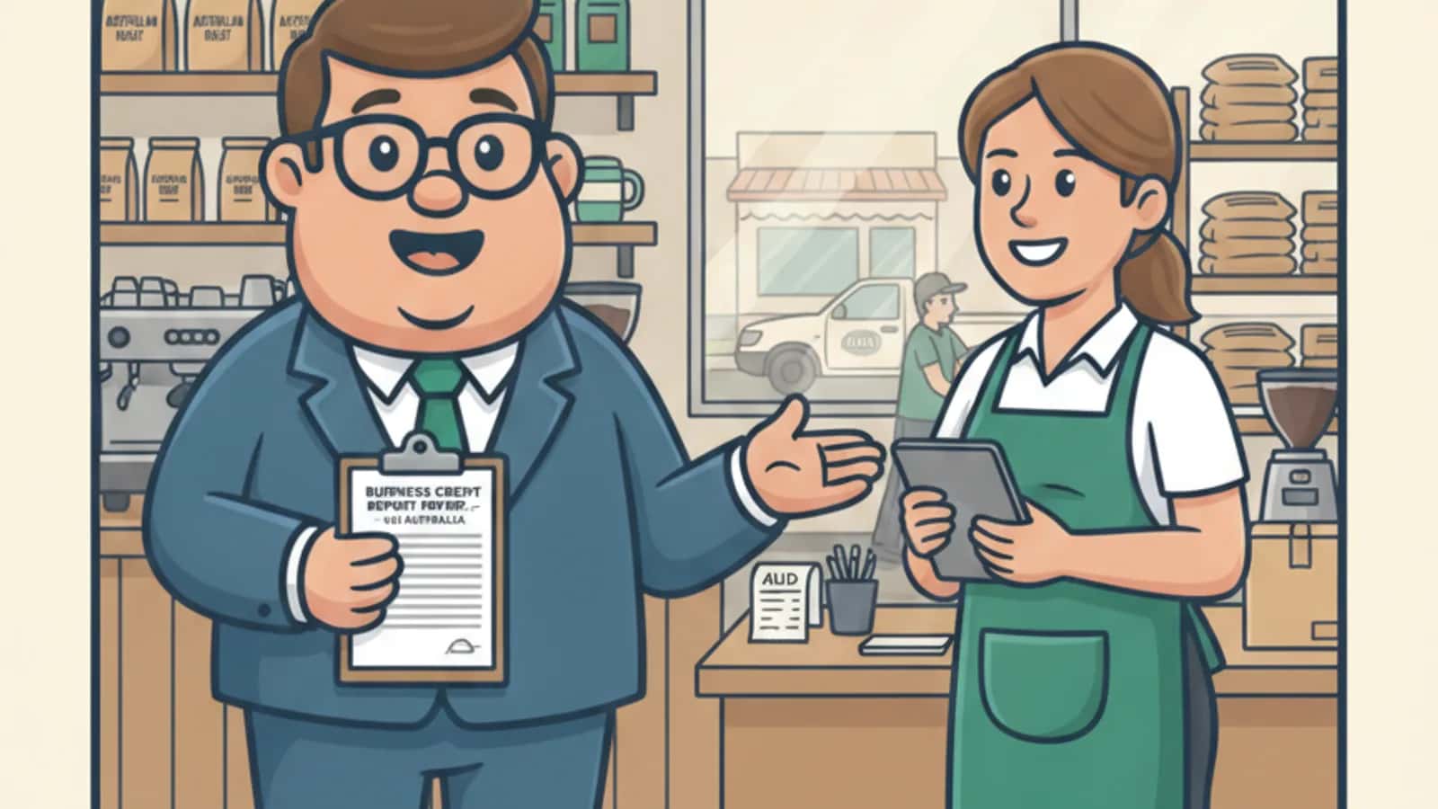 Fred explaining How Australian Banks View Australian Business Credit History to a Australian business owner