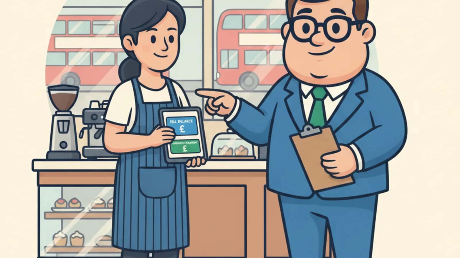 Fred explaining What's the Difference Between the Minimum Payment and the Full Balance to a UK business owner