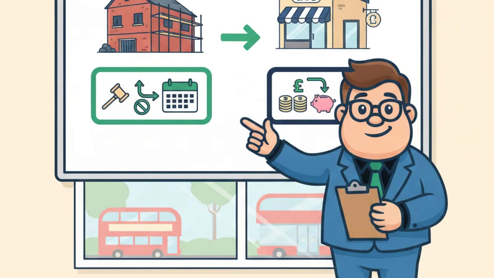 Fred explaining What's the Difference Between a Bridging Loan and a Commercial Mortgage to a UK business owner