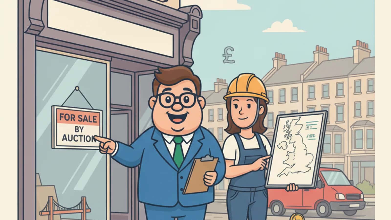 Fred helping a UK business owner compare Bridging Loan vs Commercial Mortgage: Which Fits a Short-Term Property Need