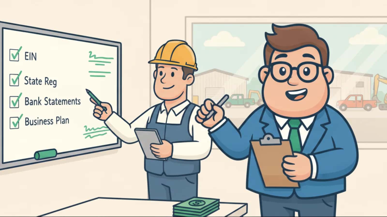 Fred helping a US business owner compare US Business Loan Approval Checklist: What Lenders Ask For Before They Say Yes