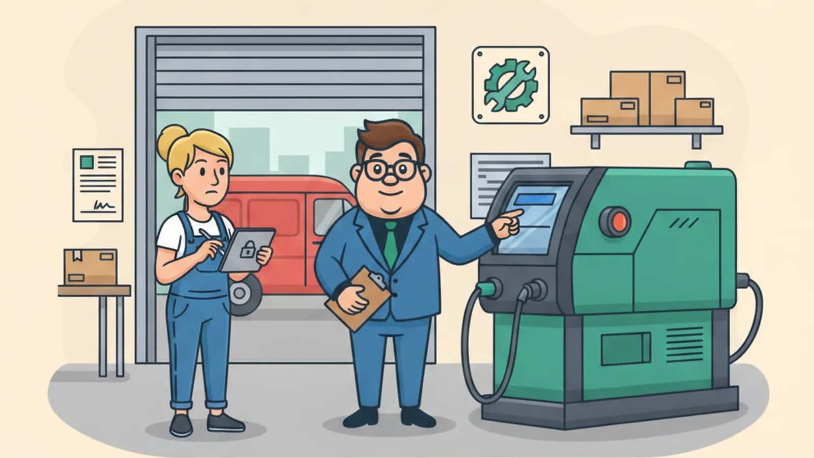 Fred explaining Personal Guarantee on Asset Finance to a UK business owner