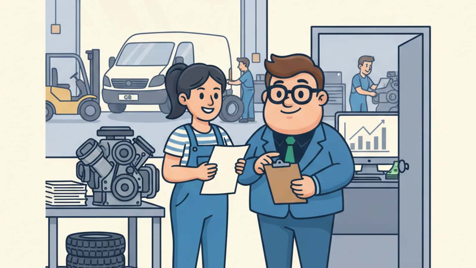 Fred helping a UK business owner compare Personal Guarantees on Asset Finance: When Directors Are Asked to Sign