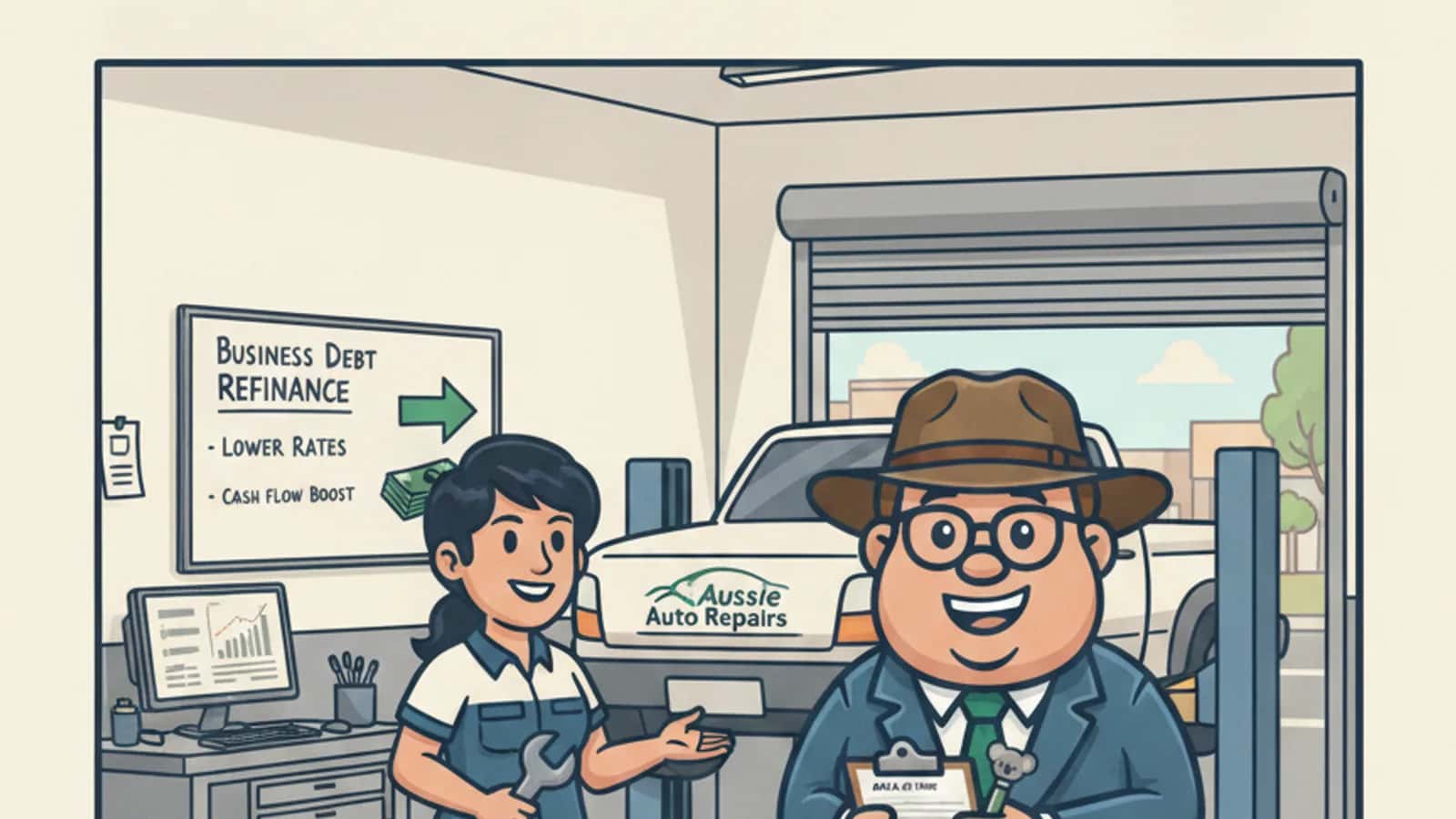 Fred helping a Australian business owner compare How a Certified Financial Planner Can Help You Refinance Expensive...