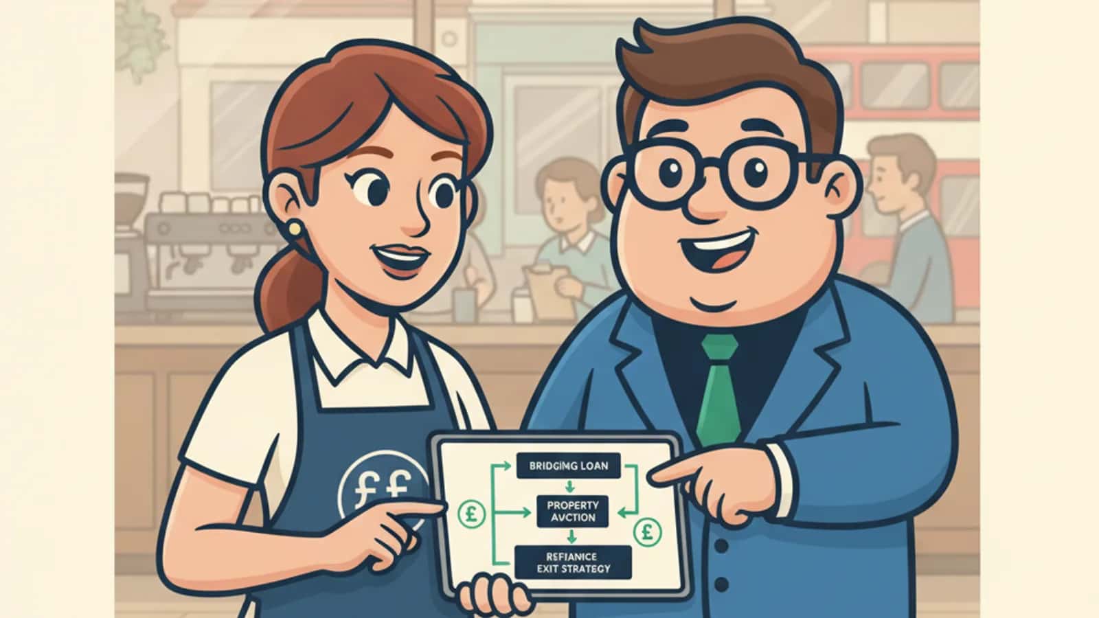 Fred explaining Should I Refinance My Mortgage Right Now to a UK business owner