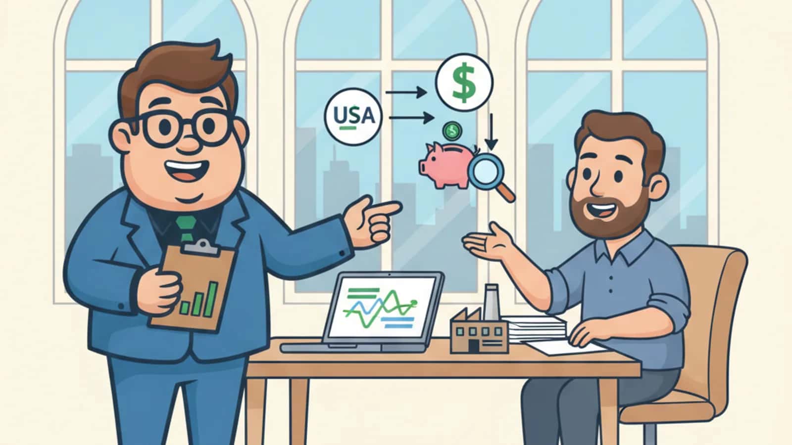 Fred explaining Australian Federal Reserve Rate Changes Impact Australian Business Lending to a Australian business owner
