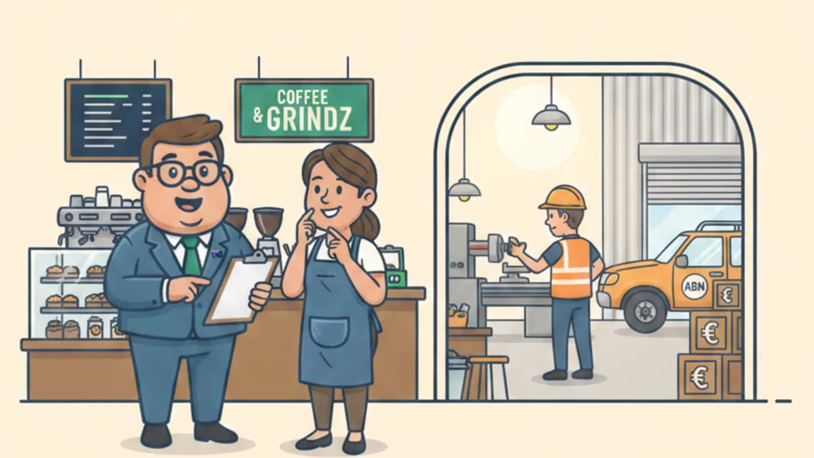 Fred helping a Australian business owner compare Australian Business Lending Is Surging Faster Than Housing Credit in 2025–26
