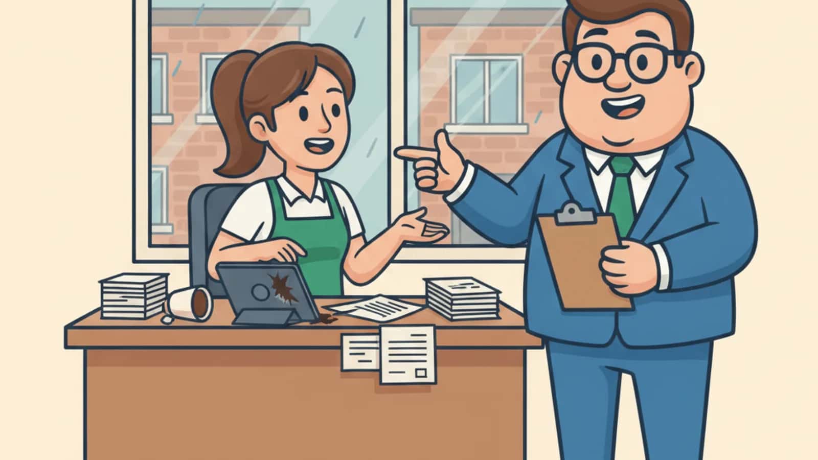 Fred helping a US business owner compare Disaster Loans for Small Businesses: What You Need to Know Now