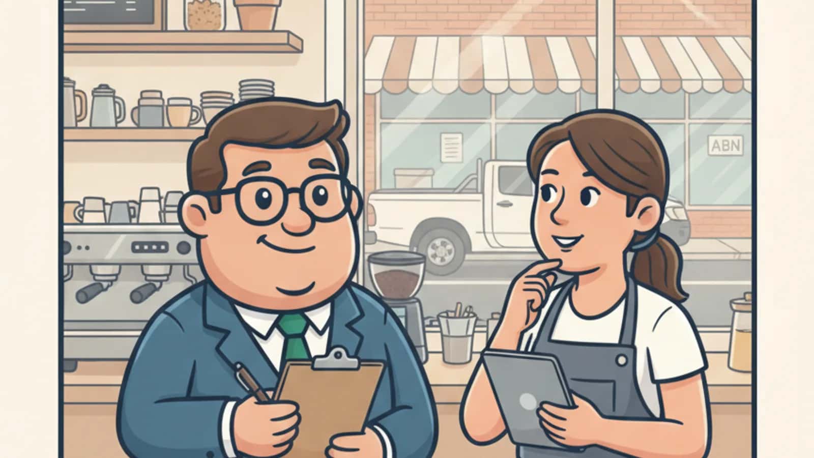 Fred helping a Australian business owner compare Australia's Business Loan Market Right Now: What Rising Funding Costs Mean...