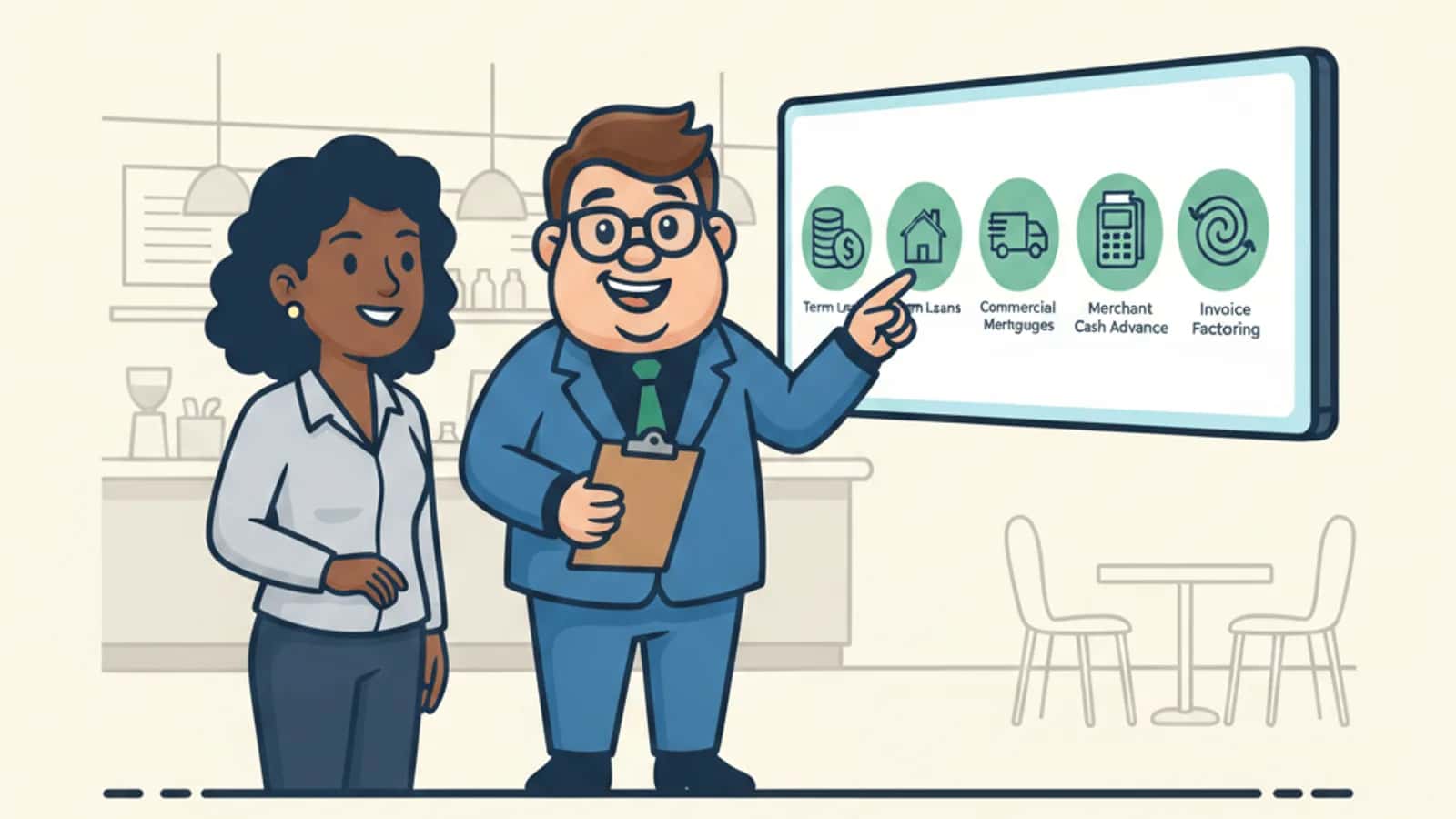 Fred explaining What Types of Business Loans Are Available to a UK business owner
