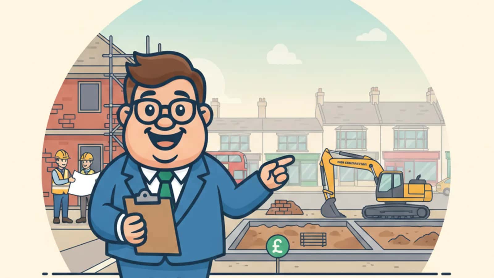 Fred helping a UK business owner compare Ground-Up Development Finance: From Land Purchase to Practical Completion