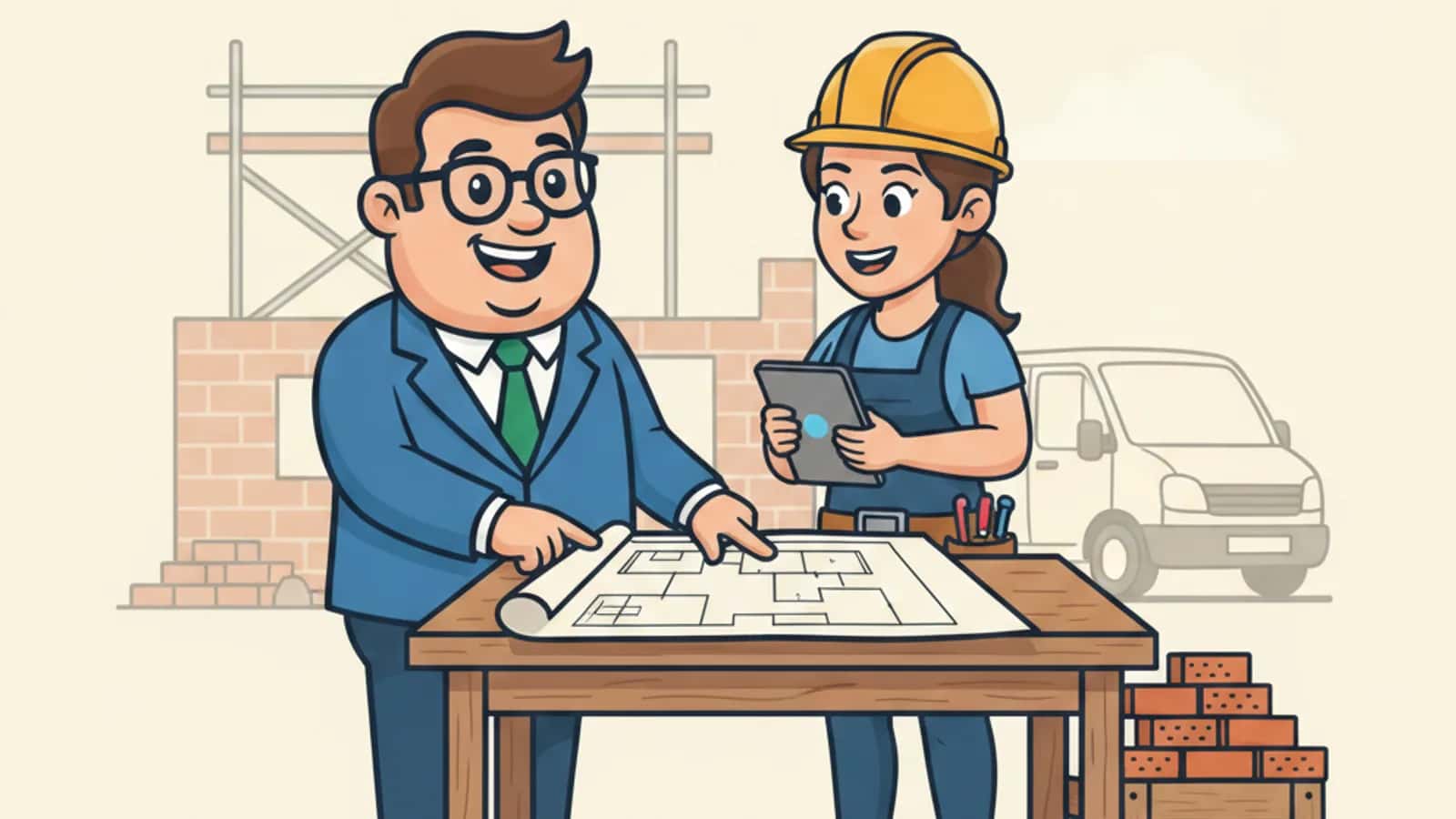 Fred explaining Small Builder Development Finance and How Does It Work to a UK business owner
