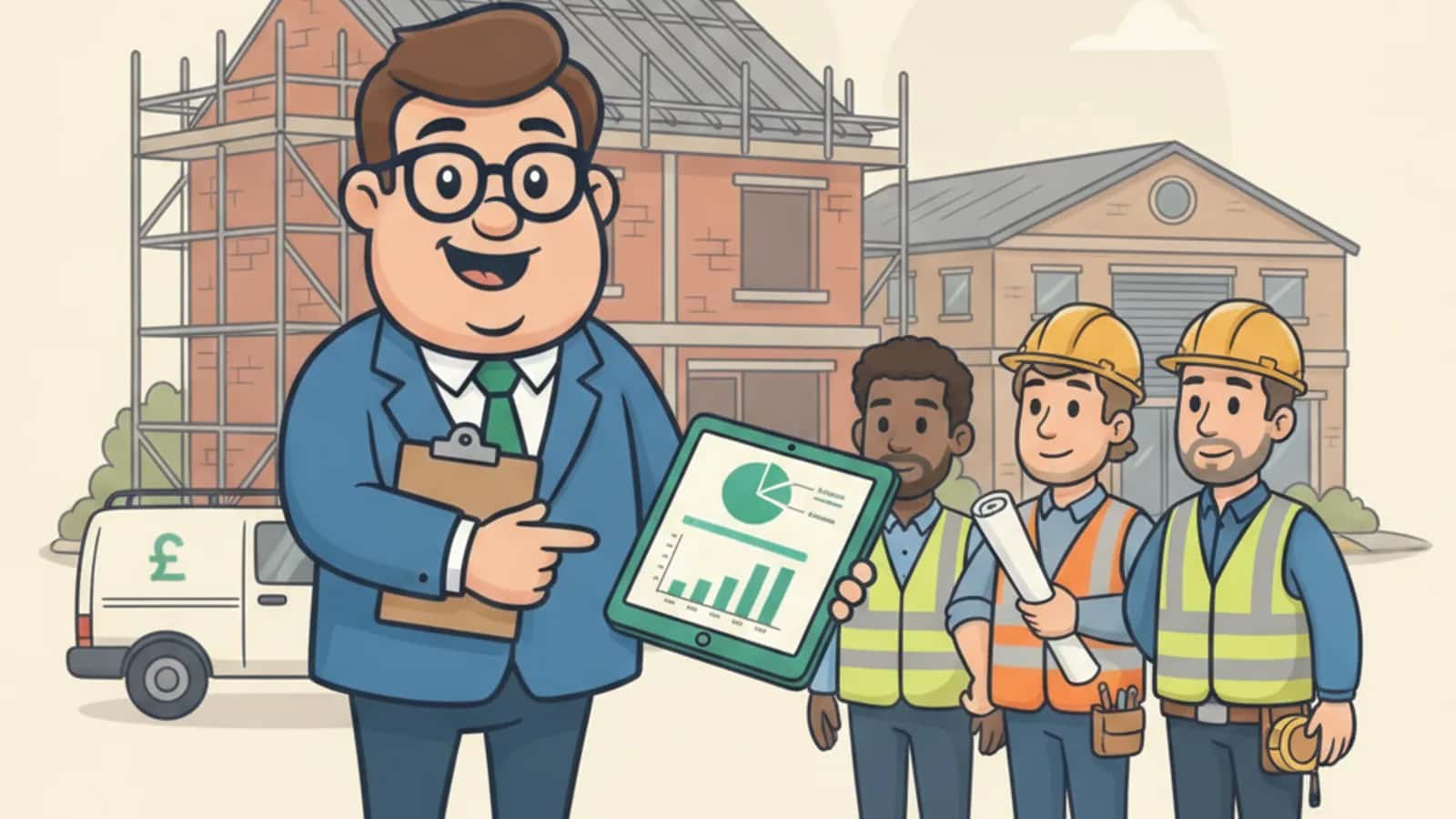 Fred explaining How Much Can You Borrow for a 1-10 Unit Residential Development to a UK business owner