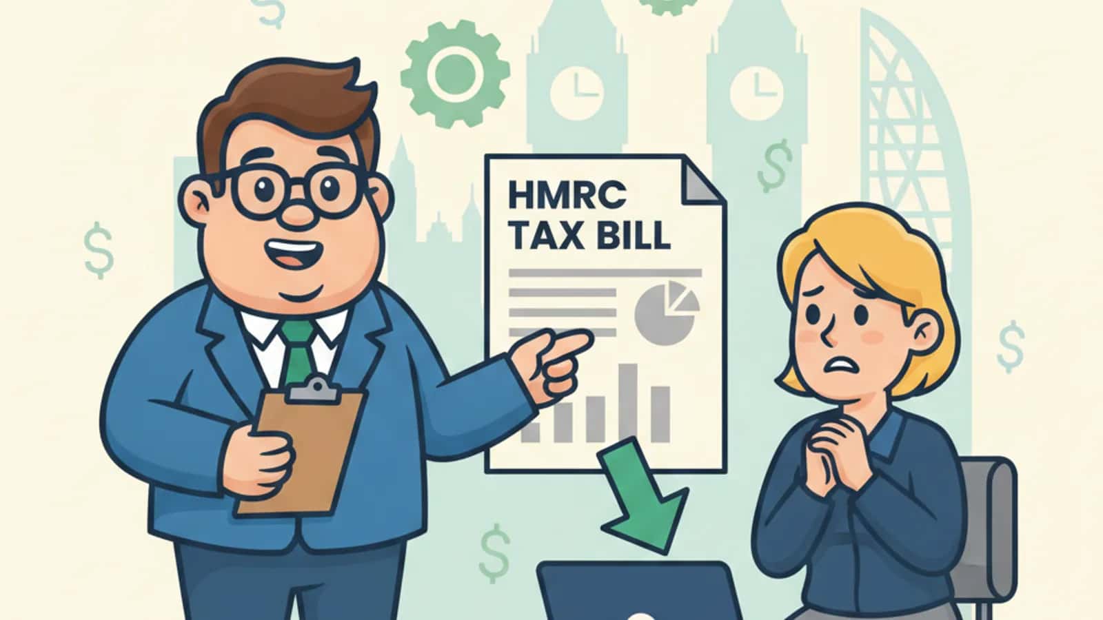 Fred helping a UK business owner compare Business Loans for VAT or Tax Bills: Fast UK Funding Solutions